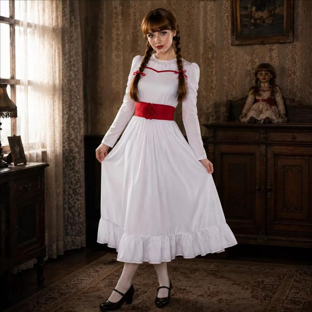Vintage Women'S Formal Wear - Fantasia de Halloween para Mulheres, Vestido