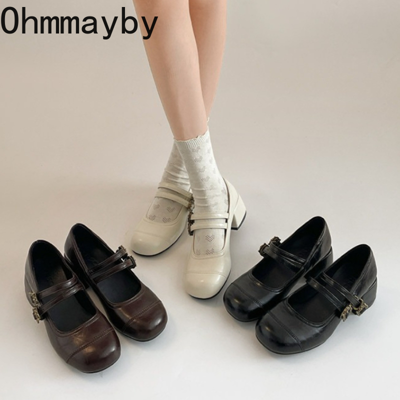Vintage Women'S Formal Wear - Vintage salto grosso feminino mary jane