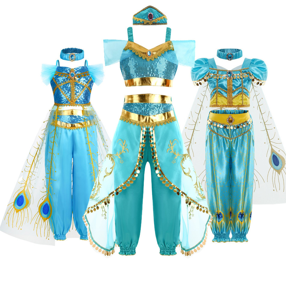 Women Formal Wear For Party - Vestido de Princesa Jasmine, Conjunto de