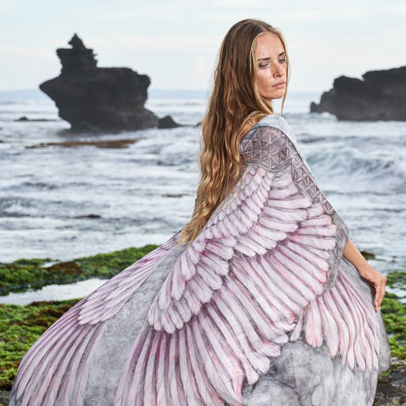 Young Women'S Formal Wear - Vestido de praia estilo boho com