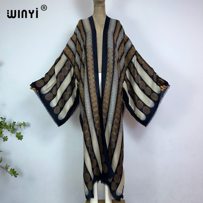 Young Women'S Formal Wear - WINYI Kimono de Verão com Estampa