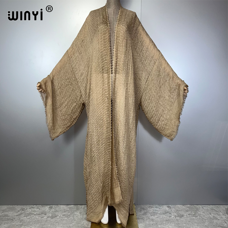 Young Women'S Formal Wear - WINYI Kimono com Estampa Geométrica, Kaftan,