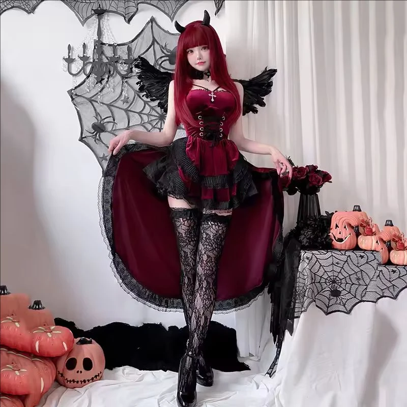 Vintage Women'S Formal Wear - Vestido de Noiva Vampira Gótica Vitoriana