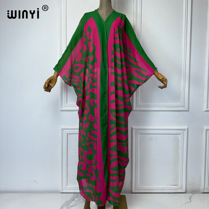 Young Women'S Formal Wear - WINYI África Kimonos com Estampa Boêmia,