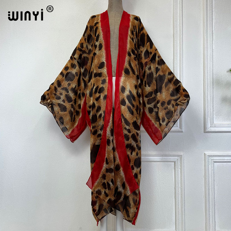 WINYI-Cardigã com estampa leop - Young Women'S Formal Wear avaliação e preço