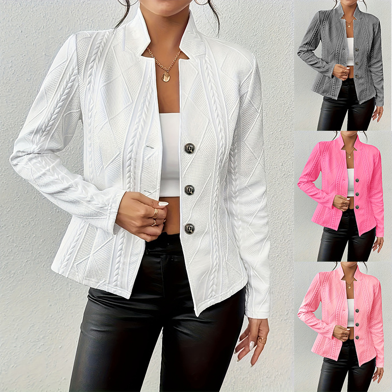 Novo outono e inverno mulher t - Women Formal Wear Stitching avaliação e preço