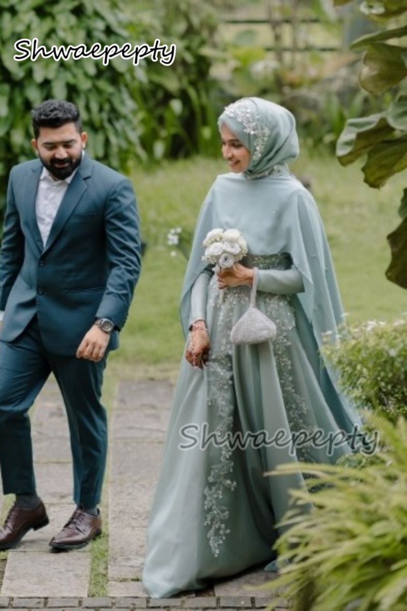 Elegante vestido de noite muçu - Women Formal Wear Hijab avaliação e preço