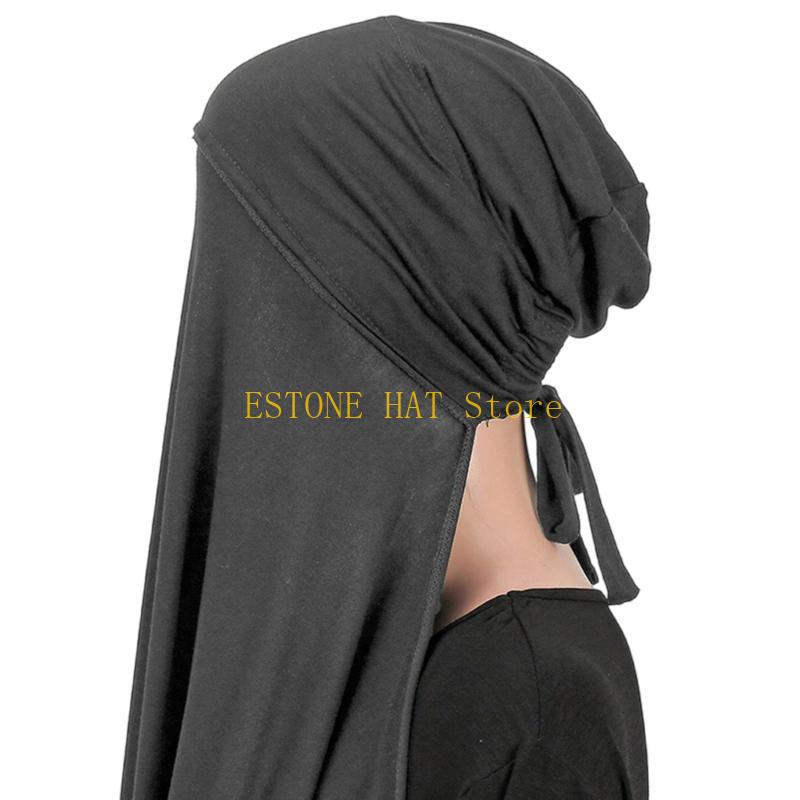 49MF Lenço cabeça hijab poliés - Women Formal Wear Hijab avaliação e preço