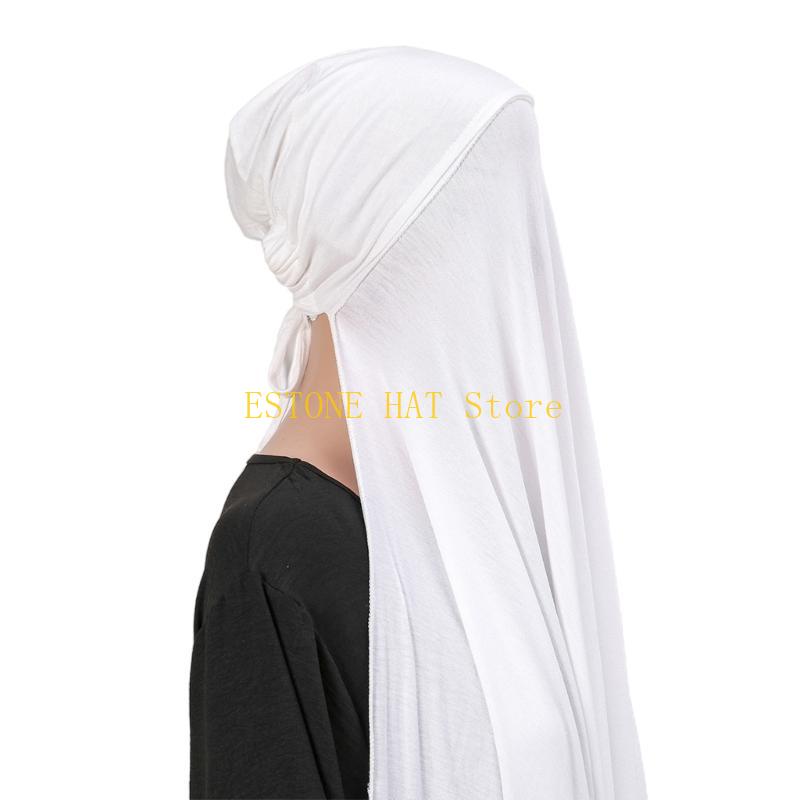 49MF Lenço cabeça hijab poliés - Women Formal Wear Hijab avaliação e preço