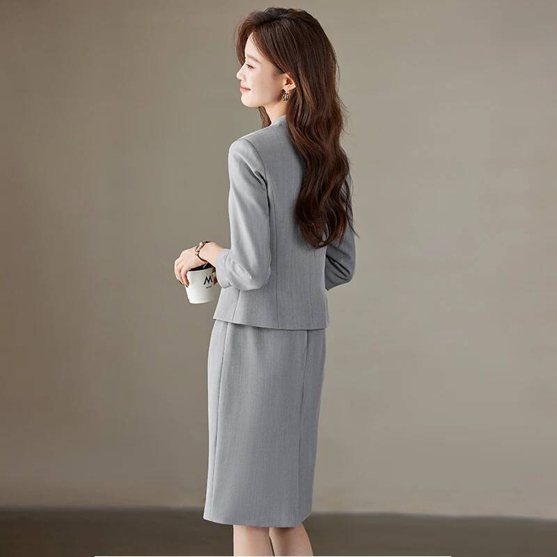 Blazers formais femininos, rou - Women Formal Wear Stitching avaliação e preço