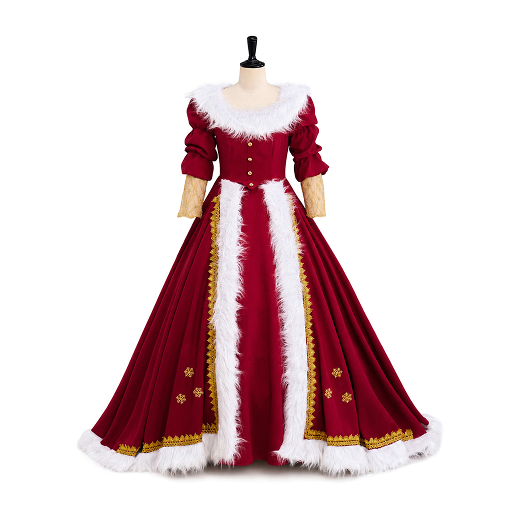 Fantasia Deluxe de Mãe Natal p - Vintage Women'S Formal Wear avaliação e preço