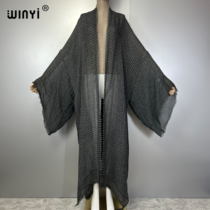 WINYI Kimono com Estampa Geomé - Young Women'S Formal Wear avaliação e preço
