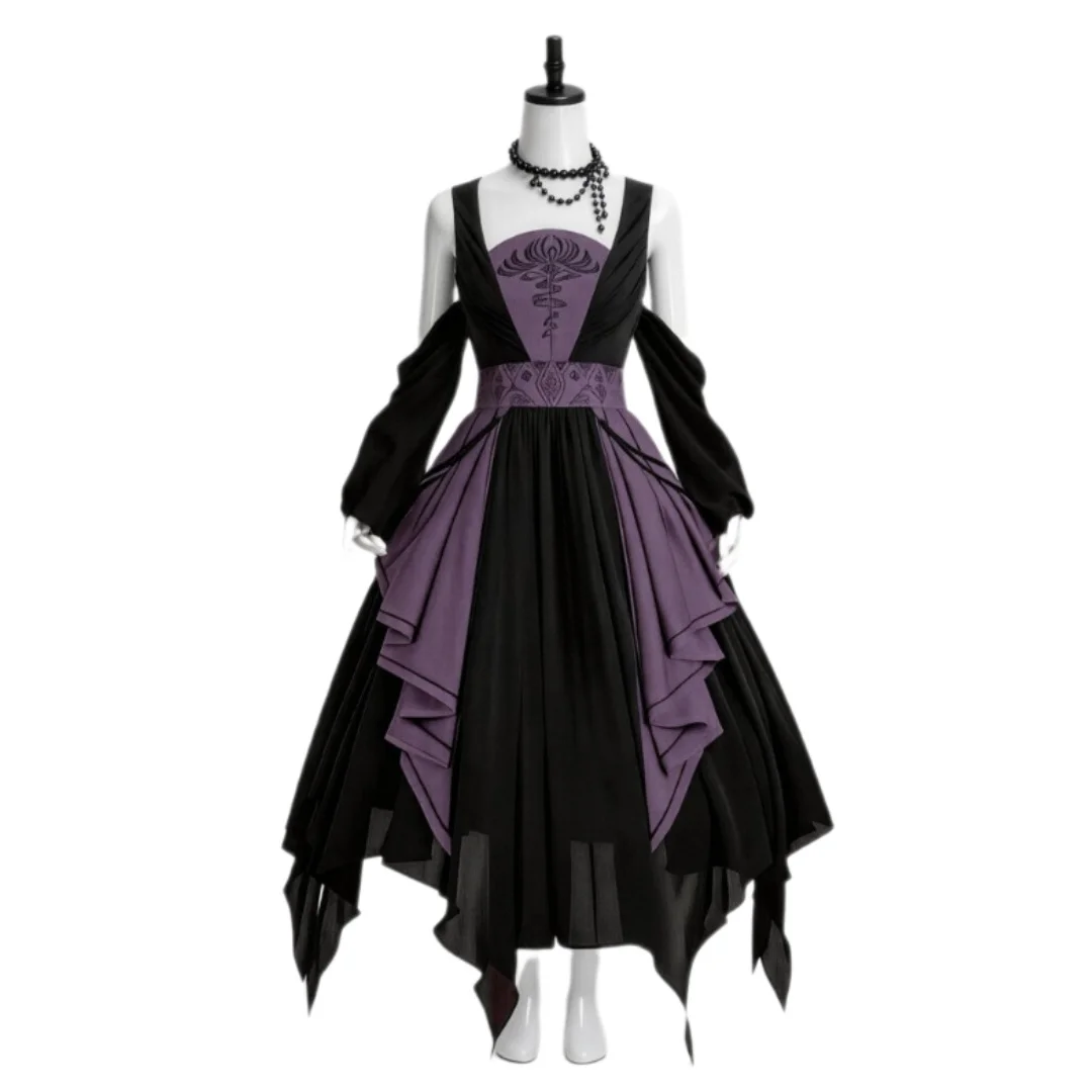 Vestido Estilo Gótico Vintage  - Vintage Women'S Formal Wear avaliação e preço