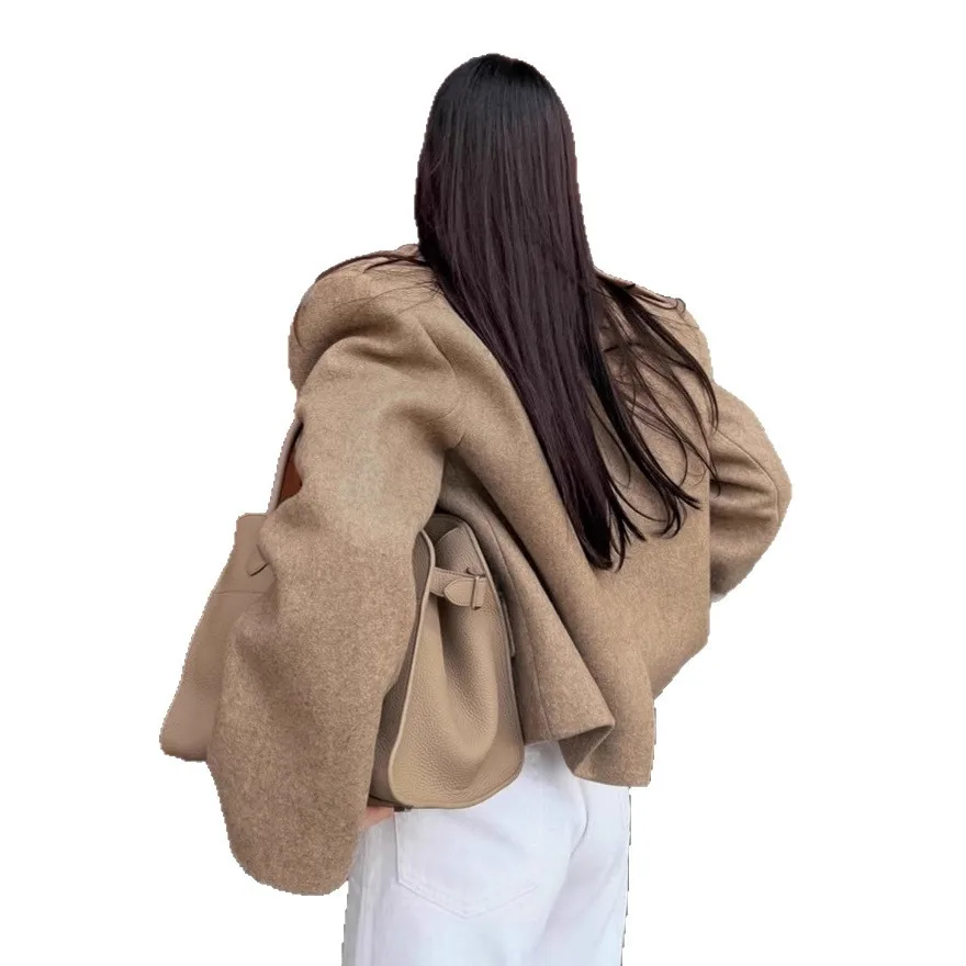 Feminino tweed ombro almofada  - Women Formal Wear Stitching avaliação e preço