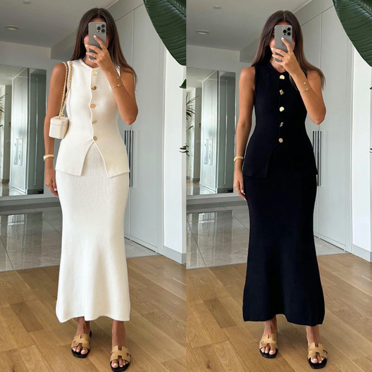 Top bodycon sem mangas com gol - Formal Women'S Wear avaliação e preço