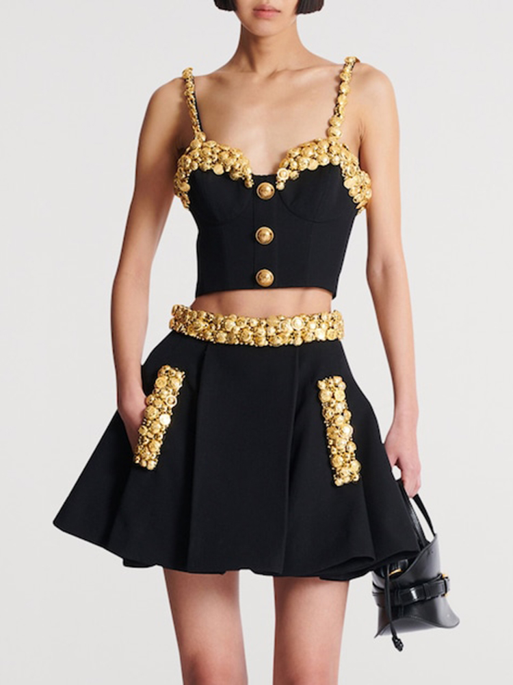 Vc conjunto de vestido preto d - Formal Women'S Wear avaliação e preço