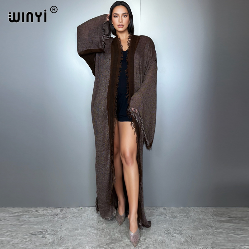 WINYI Kimono Retro Maxi Cardig - Young Women'S Formal Wear avaliação e preço
