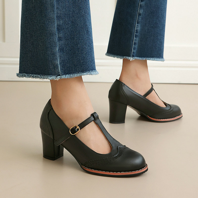 Sapatos Femininos Mary Jane co - Vintage Women'S Formal Wear avaliação e preço