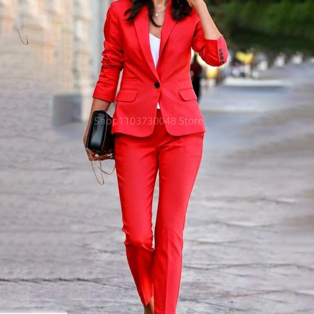 Conjunto de Blazer e Calças pa - Formal Women'S Wear avaliação e preço