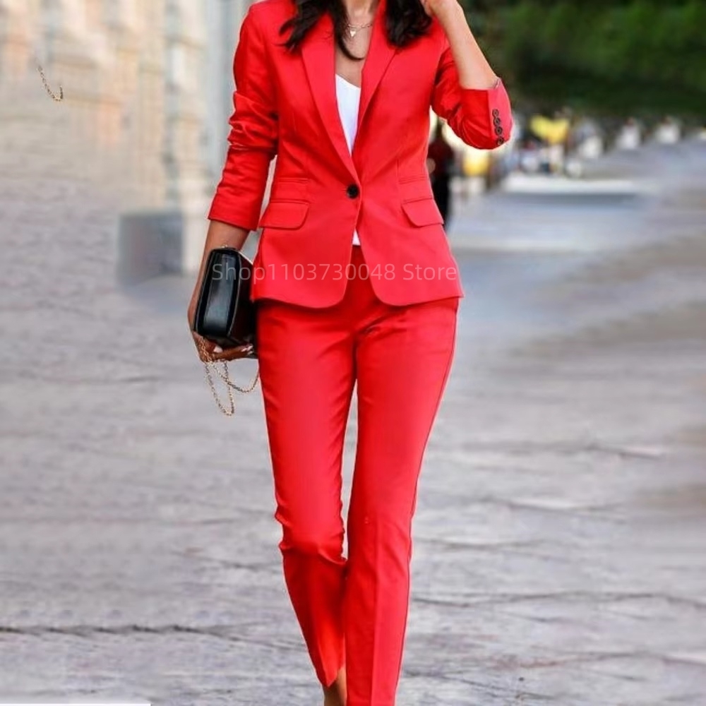 Conjunto de Blazer e Calças pa - Formal Women'S Wear avaliação e preço